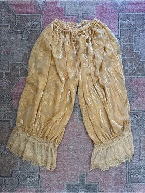 NWT Free People Velvet Burnout Peasant Pants